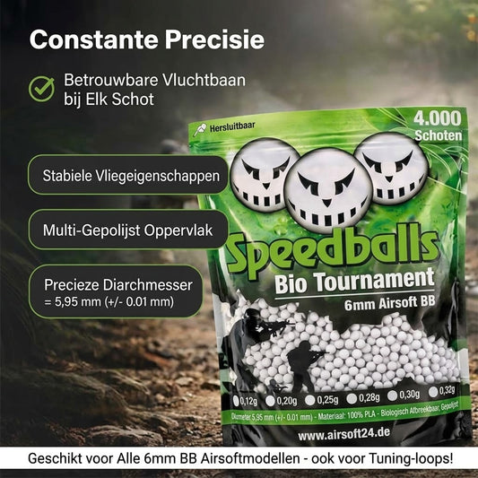 Airsoft balletjes 4000 Speedballs Bio
